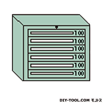 ※法人専用品※大阪製罐 デラックスキャビネット 幅×奥行×高さ:811×557×681mm 若草 DX601 1