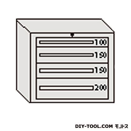 ※法人専用品※大阪製罐 デラックスキャビネット 幅×奥行×高さ:811×557×681mm グレー DX604G 1