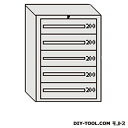 大阪製罐 デラックスキャビネット 幅×奥行×高さ:811×557×1081mm 若草 DX1002