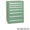 大阪製罐 デラックスキャビネット 幅×奥行×高さ:811×557×1081mm グレー DX1007G