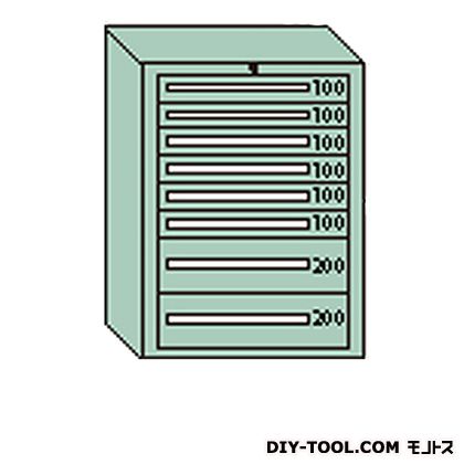 大阪製罐 デラックスキャビネット 幅×奥行×高さ:811×557×1081mm 若草 DX1011