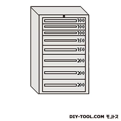 大阪製罐 デラックスキャビネット 幅×奥行×高さ:811×557×1281mm グレー DX1208G