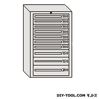 大阪製罐 デラックスキャビネット 幅×奥行×高さ:811×557×1281mm グレー DX1214G
