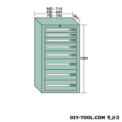 ※法人専用品※大阪製罐 スタンダードキャビネット 幅×奥行×高さ:793×557×1281mm 7-1208 1