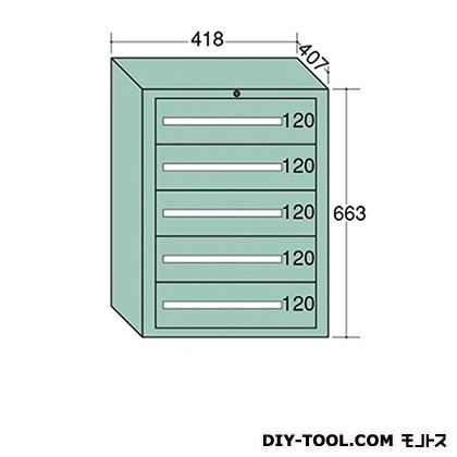 ※法人専用品※大阪製罐 ミゼットキャビネット 幅×奥行×高さ:418×407×663mm Lグレー M10-5G 1