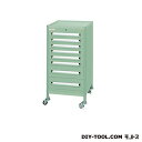 大阪製罐 ミゼットワゴン 幅×奥行×高さ:422×411×834mm Lグレー WM10G