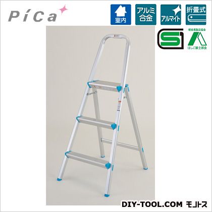 ※法人専用品※ピカ 【車上渡し】上わく付き踏台 PFD-3A 1点