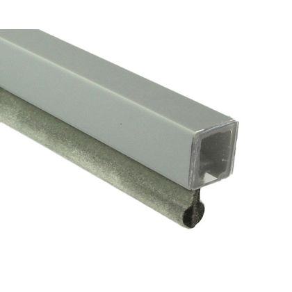 ピンチブロック 下框気密装置植毛加工 1000mm 枠:シルバー/ゴム:グレー(植毛加工) UT-GG-1000 1