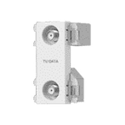 パナソニック コスモシリーズワイド21埋込高シールドテレビターミナル2端子(フィルタ付) ベージュ WCS3650FK