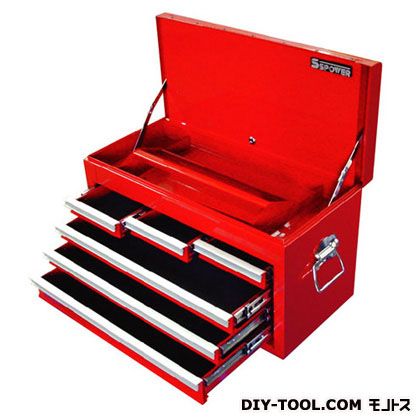 SSPOWER ツールボックス レッド TB-6TB