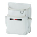 プロスター New Kw2 電工用腰袋2段 H250×W230×D100mm ホワイト KE-822W(4)