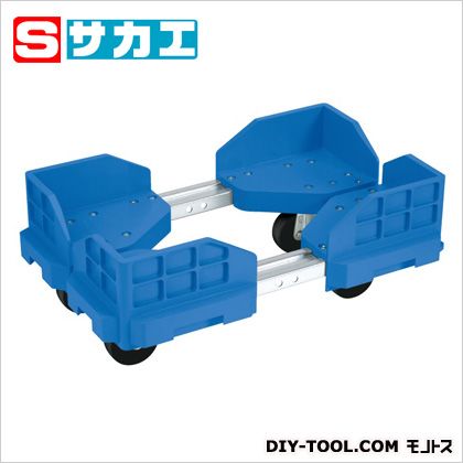 サカエ 伸縮式樹脂台車(ゴムキャスター仕様) SCR3430RB【2506DFD_5】