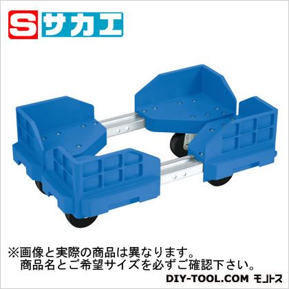 サカエ 伸縮式樹脂台車(ゴムキャスター仕様) SCR5430RB【2506DFD_5】