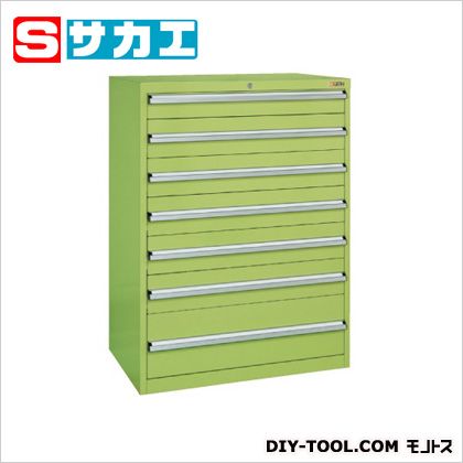 サカエ 重量キャビネットSKVタイプ(W880mm) グリーン SKV81271A【2512DFD_5】