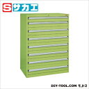 サカエ 重量キャビネットSKVタイプ(W880mm) グリーン SKV81282A【2506DFD_5】