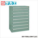 サカエ 重量キャビネットSKVタイプ(W880mm) グリーングレー SKV81282ANG【2506DFD_5】