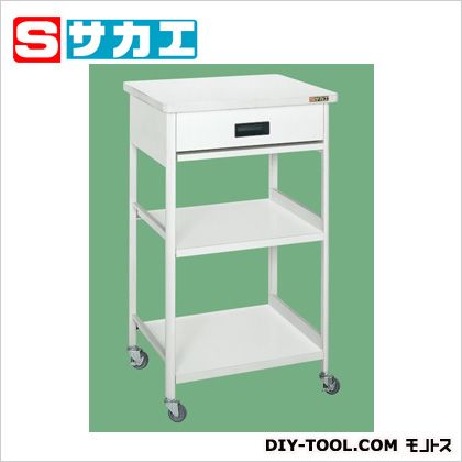 ※法人専用品※サカエ 伝票ワゴン ホワイト TIC640A 1台【2506DFD_5】