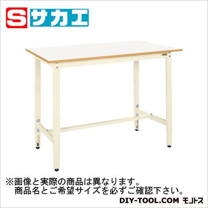 サカエ軽量高さ調整作業台TKK9タイプアイボリー、天板カラー:ホワイトTKK9189FIV