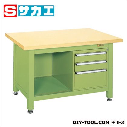 サカエ 超重量作業台Wタイプ(キャビネットW-3N付) WG2F3B