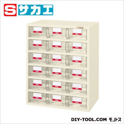 特徴 小物の管理に最適 ●外寸：W450×D300×H560mm ●カラー：アイボリー ●質量：19kg ●セット内容（付属品）：透明ボックス＝FB-2T：18個付 分類：工具保管 メーカー型番：FCR-6BT 完成品 仕様 サイズ カラー アイボリー 重量 材質 付属品 FCR6BT