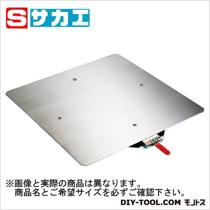 ※法人専用品※サカエ クルクル回転盤(ステンレス天板・ハンドストッパー付) 500×609×23.5mm KS50SUST 1個【2506DFD_5】