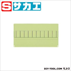 特徴 ●外寸：W376×H73mm ●カラー：サカエグリーン ●H100用：P50×6、H200用：P33.4×10 ●引出し：H100用 分類：工具保管 メーカー型番：KU-10P KU10P
