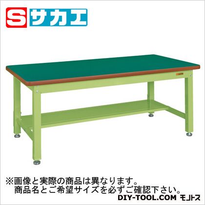 特徴 本体は角パイプ（構造用鋼管）を使用しているため非常に堅牢でしかもホコリが溜まりません。 ●外寸：W1500×D800×H740mm ●内寸：W1230×D528×H405mm ●カラー：サカエグリーン ●均等耐荷重：2000kg ●質量：75kg ●天板サイズ：1500×800×38mm ●天板種類：サカエリューム天板 ●天板カラー：グリーン ●天板厚：38mm ●アジャスター：防振タイプ　ネジ径M16×P2.0 ●セット内容（付属品）：中板1枚付 分類：作業台 メーカー型番：KWF-158T 組立式 仕様 サイズ カラー 重量 材質 付属品 KWF158T