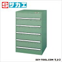 サカエ KCキャビネット グリーングレー KC1102【2506DFD_5】