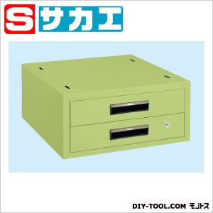 サカエ大型作業台用オプションキャビネット500×500×224mmサカエグリーンNKL22D
