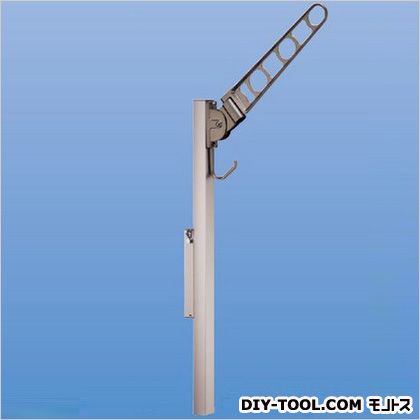 神栄ホームクリエイト バルコニー物干金物(横収納・スライド型) ステンカラー SK-500YSLP-SC 1本