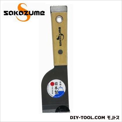 坂爪製作所 木柄貫通皮スキ直刃 45mm