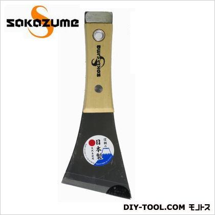 坂爪製作所 木柄貫通皮スキY型斜 75mm 1点