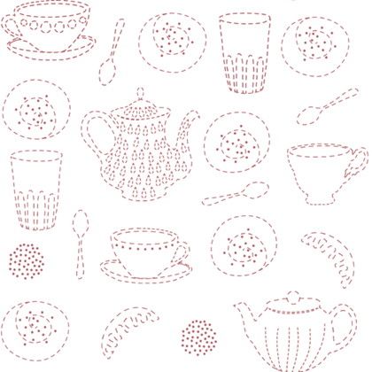 Scandinavian Pattern Collection フリース壁紙 Home Sweet Home 巾46cm×10M SPC-614