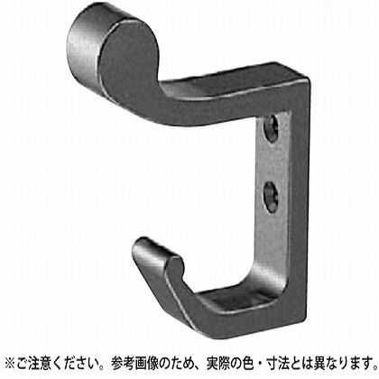 シロクマ J形帽子掛 黒 A-64