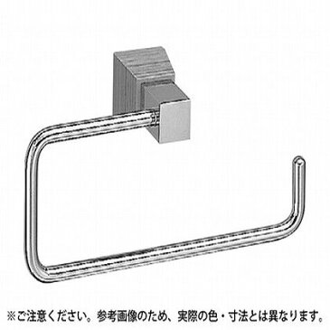 シロクマ ラックスタオルリング クローム/黒ウッド （BT-115）