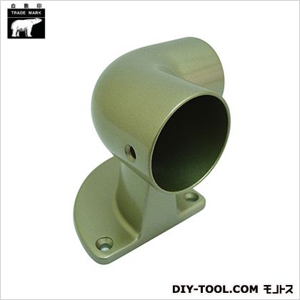 シロクマ E形コーナーエルボ 32径 シルバー BR-121 1