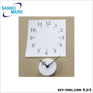 サンコーマーク工業 時計と数字シール エキゾチック ウォールステッカー PWS-130