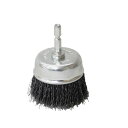 サンフレックス 六角軸カップワイヤーブラシ 鋼線 65mm No.4102H2 1ヶ【2506DFD_3】