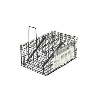 高儀(EARTMAN) ブラックねずみ捕獲カゴ 角型 小 H200×W225×D145(mm)