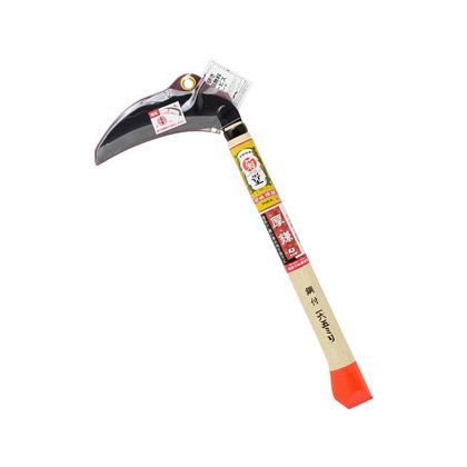 高儀 鋼付両刃厚鎌 三日月型OR柄 165mm【2506DFD_5】