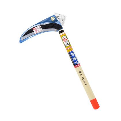 高儀 鋼付両刃薄鎌 三日月型OR柄 180mm