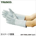 TRUSCO 牛床革手袋袖長タイプフリーサイズ JT-5L...