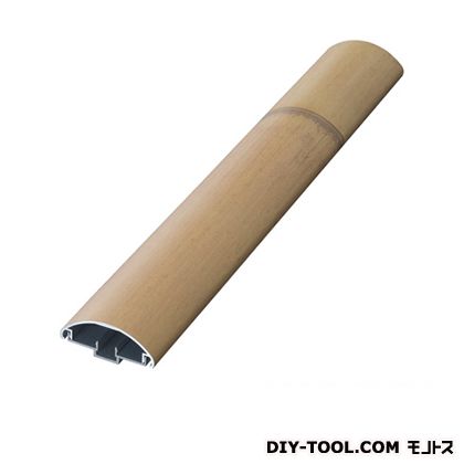 タカショー アートボード押さえ縁 半割竹エンド L=3650mm 孟宗若竹 00026357