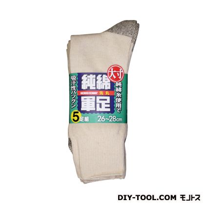 WORKS HOMME 純綿軍足 先丸 大寸 キ...の商品画像