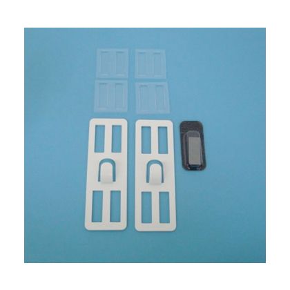 若林製作所 石膏ボード用金具 壁美人 80×165×15mm ホワイト P-4SHW