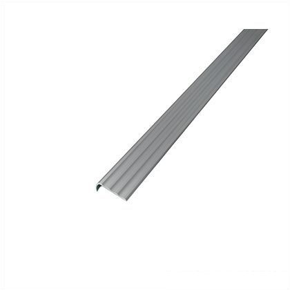 ノーブランド アルミノンスリップD-251 2000mm シルバー 00017064 ノーブランド アルミノンスリップD-251 2000mm シルバー 00017064