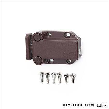 ノーブランド 開き防止キャッチ食器棚用 茶 J-533