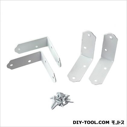 ノーブランド カラー金折 45mm 白色 QY-075 4個