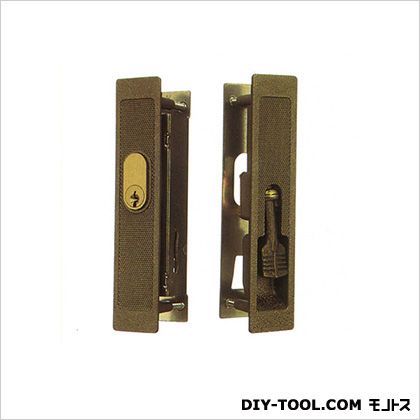 ノーブランド 引違錠前召合せ／内外カマ締りネジ式操作YKK．アルコック．立山用 125×26mm KH-1B