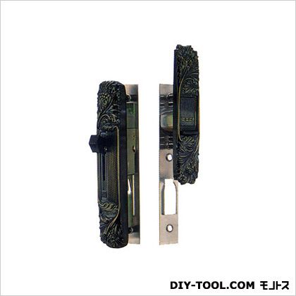 ノーブランド 引違錠前召合せ／内外カマ締りスライド式操作トステム 134×28mm(外) 160×25mm(内) KH-119